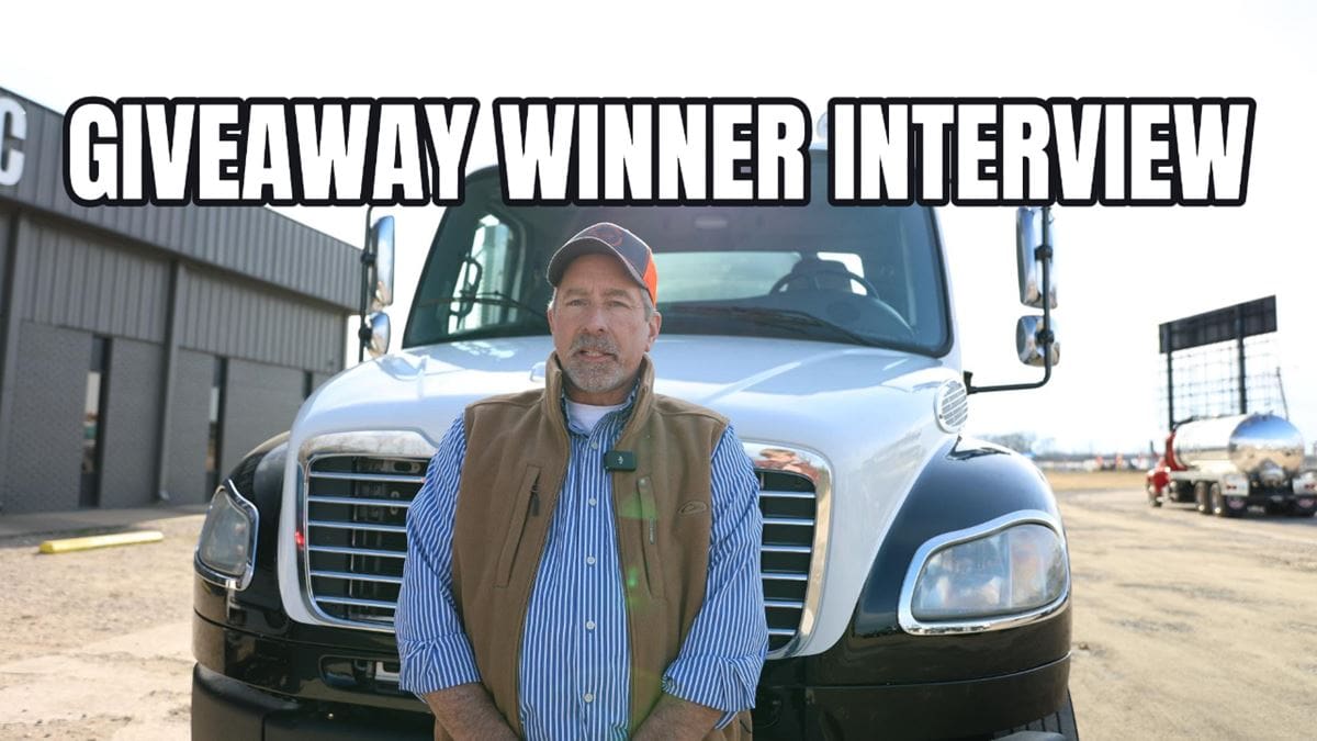 From Start-Up to Standout: Meet Our Pump Truck Giveaway Winner