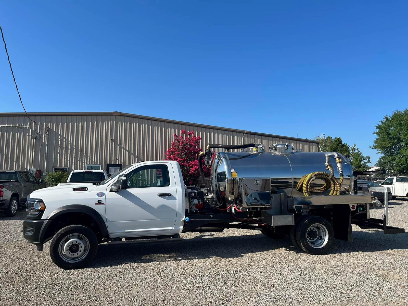 2025 Dodge Ram 5500 Sewer / Septic Truck - Iron-Vac 1250 Gallon Stainless Steel Tank Body