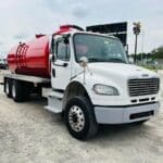 2018 Freightliner M2 Sewer / Septic Truck - Iron-Vac 3600 Gallon Carbon Steel Tank Tank Body