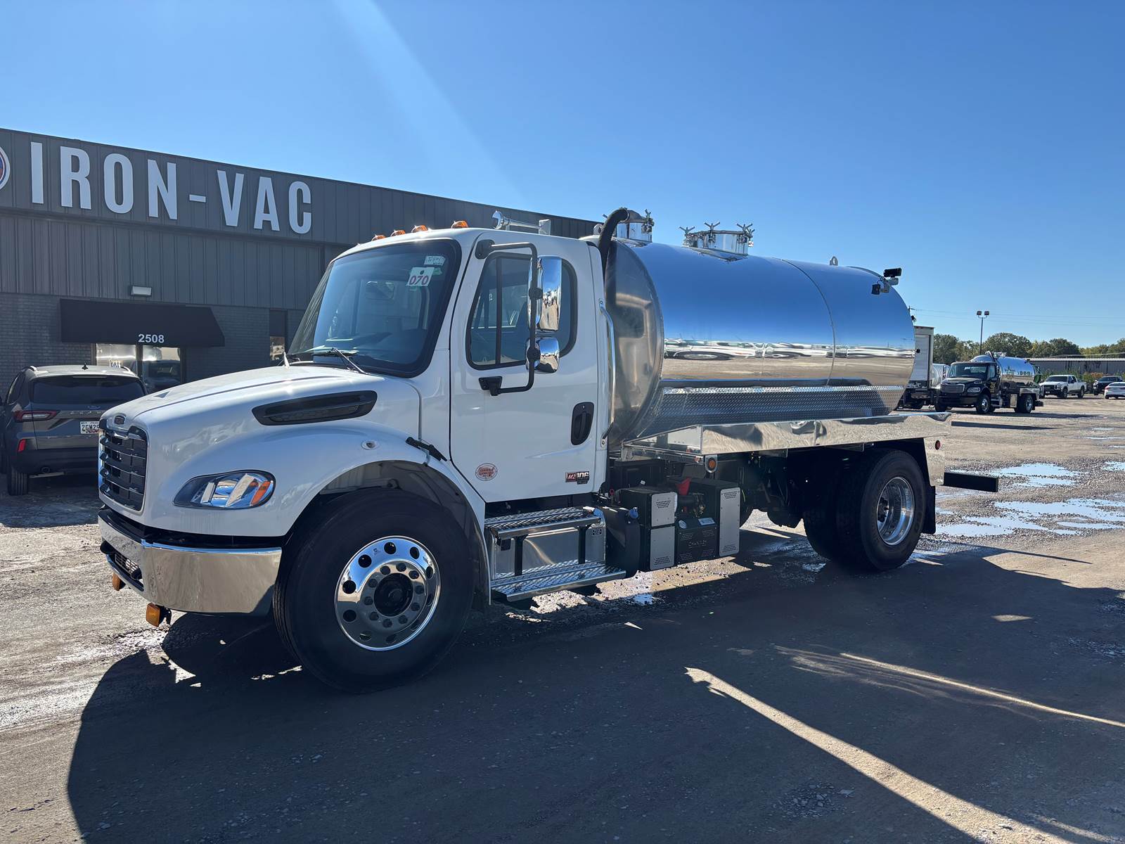 IN STOCK - 2026 Freightliner M2 Sewer / Septic Truck - Iron-Vac 2100 Gallon Aluminum Tank Tank Body