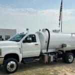2025 International CV Sewer / Septic Truck - Iron-Vac 1500 Gallon Carbon Steel Split Tank 1200/300 Tank Body