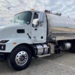 2025 Mack MD6 Sewer / Septic Truck - Iron-Vac 2100 Gallon Polished Aluminum Tank Body