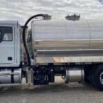 2025 Mack MD6 Sewer / Septic Truck - Iron-Vac 2100 Gallon Polished Aluminum Tank Body