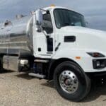 2025 Mack MD6 Sewer / Septic Truck - Iron-Vac 2100 Gallon Polished Aluminum Tank Body