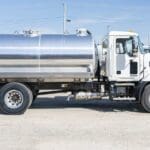 IN STOCK - 2025 Mack MD6 Sewer / Septic Truck - Iron-Vac 2100 Gallon Polished Aluminum Tank Tank Body