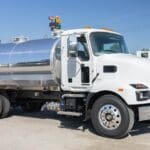 IN STOCK - 2025 Mack MD6 Sewer / Septic Truck - Iron-Vac 2100 Gallon Polished Aluminum Tank Tank Body