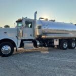 2024 Peterbilt 389 Sewer / Septic Truck - Iron-Vac 4200 Gallon Polished Aluminum Tank Tank Body