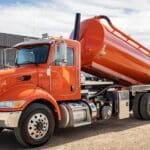2014 Peterbilt 337 Sewer / Septic Truck - Iron-Vac 2500 Gallon Carbon Steel Tank Tank Body