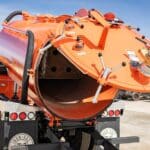 2014 Peterbilt 337 Sewer / Septic Truck - Iron-Vac 2500 Gallon Carbon Steel Tank Tank Body