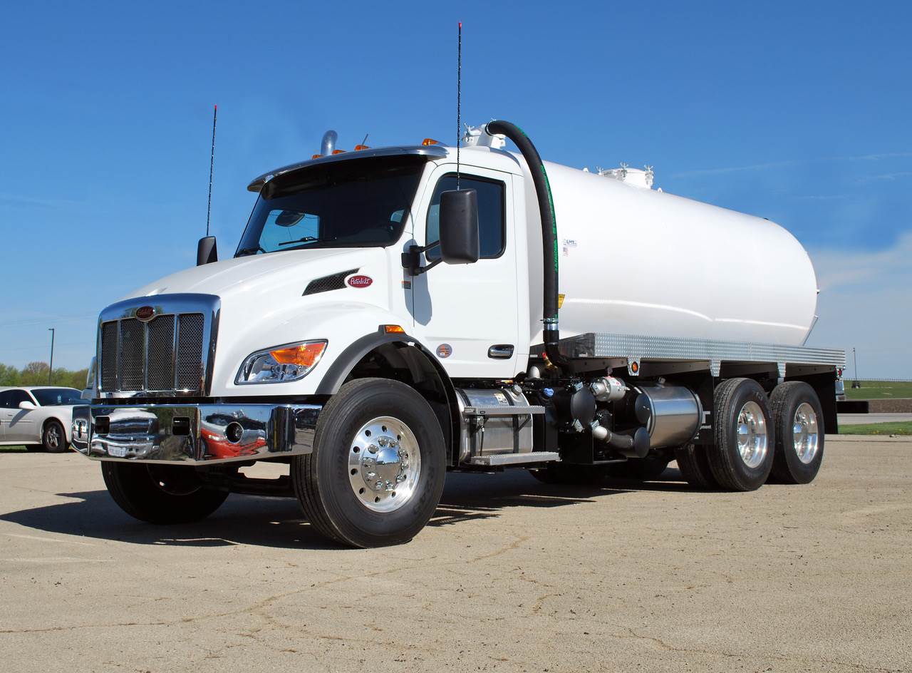 2025 Peterbilt 548 Sewer / Septic Truck - Iron-Vac 4200 Gallon Carbon Steel Vacuum Tank Tank Body