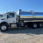2025 Peterbilt 548 Sewer / Septic Truck - Iron-Vac 4200 Gallon Polished Aluminum Tank Tank Body