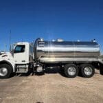 2025 Peterbilt 548 Sewer / Septic Truck - Iron-Vac 4200 Gallon Polished Aluminum Tank Tank Body