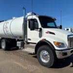 IN STOCK - 2025 Peterbilt 548 Sewer / Septic Truck - Iron-Vac 4200 Gallon Carbon Steel Tank Tank Body