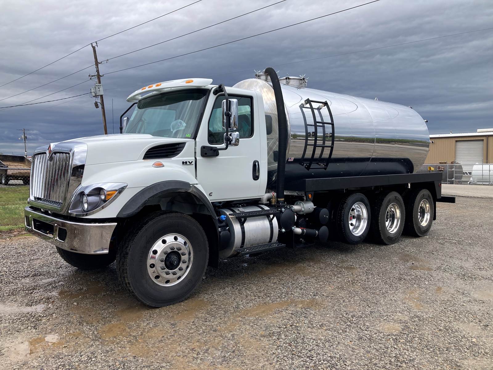 2025 Peterbilt 548 Vacuum Truck - Iron-Vac 3600 Gallon Carbon Steel Tank Tank Body