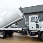 IN-STOCK 2025 Mack MD7 Sewer Septic Truck – 2,500 Gallon Hoisted Tank